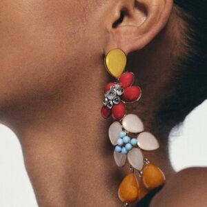 ZARA SUMMER NWT 2024 COLLECTION JEWEL FLOWER EARRINGS
🚨FIRM PRICE NO DISCOUNT